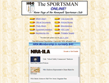 Tablet Screenshot of hwsportsman.net